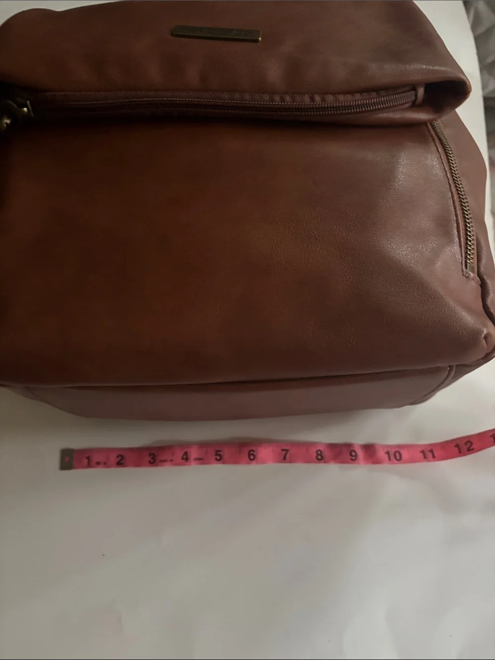 Frye Walnut Brown Leather Convertible Men’s Backpack - Tan